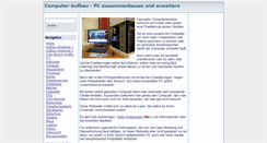 Desktop Screenshot of computer-aufbau.de